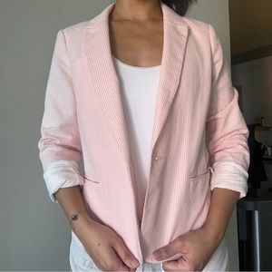 Tommy Hilfiger pink boxed blazer